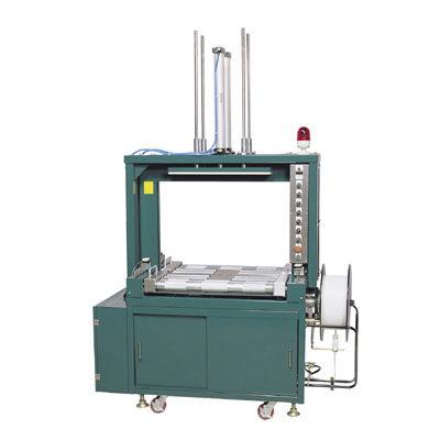 vertical strapping machine / pallet / with press / automatic