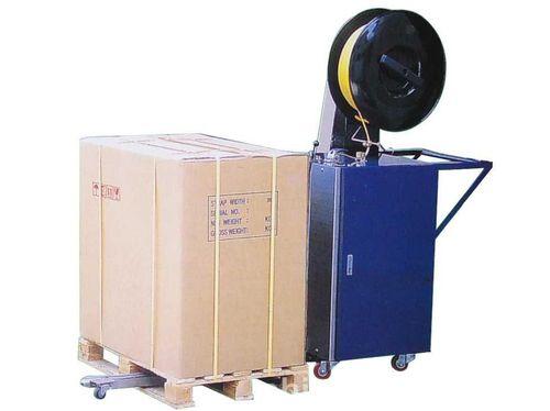 cardboard box strapping machine / pallet / mobile / lateral