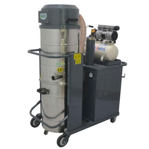 dry vacuum cleaner / three-phase / industrial / with self-cleaning filter