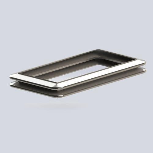 rectangular pipe expansion joint / axial / lateral / angular