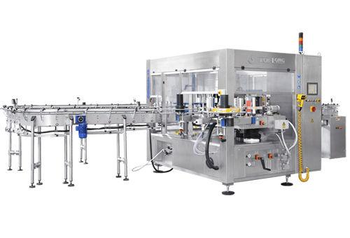 hot-melt glue labelling machine / bottle / for chemicals / for the food and beverage industry