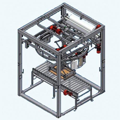 rotary ring stretch wrapper / automatic / semi-automatic / pallet