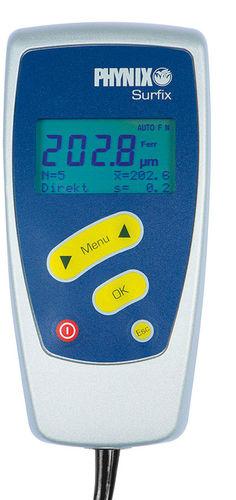 coating thickness gauge / magnetic / digital display / portable