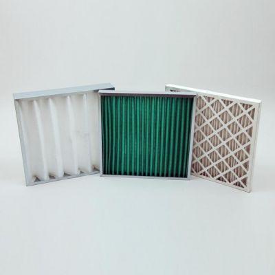 air filter / panel / pleated / for air conditioning