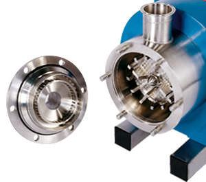 rotor-stator mixer / in-line / multi-stage / high-speed