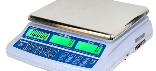 bench scales / with LCD display / piece counting function / stainless steel pan