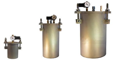 pressure tank / stainless steel / vertical