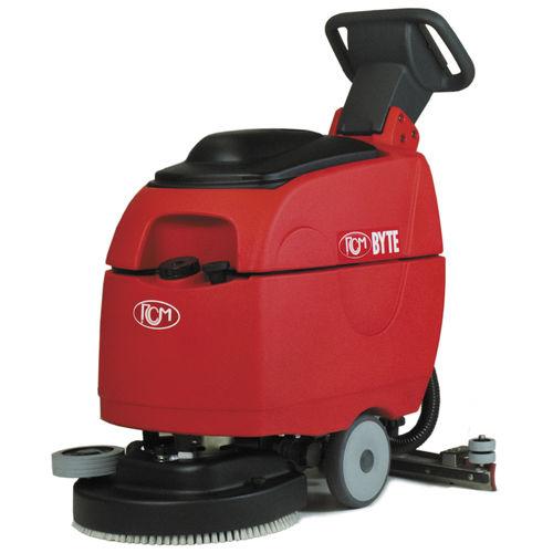 walk-behind scrubber-dryer / battery-powered / cable powered / compact