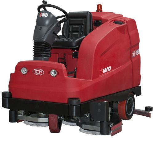 ride-on scrubber-dryer / battery-powered