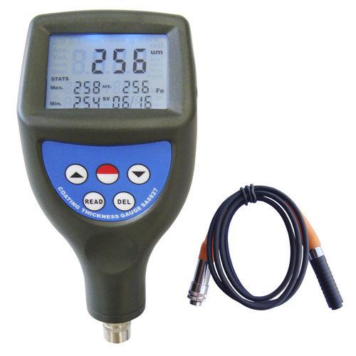 coating thickness gauge / magnetic induction / portable