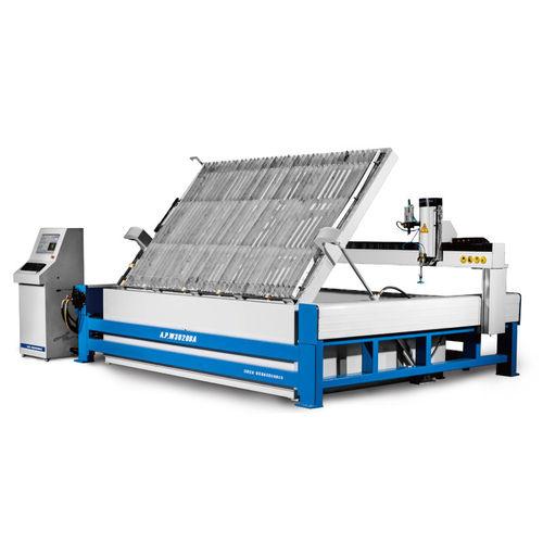 CNC cutting machine / water-jet / with automated loading/unloading / semi-automatic