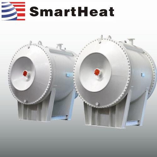 spiral heat exchanger / liquid/liquid / stainless steel