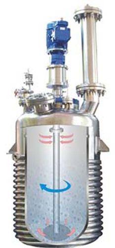 gas induction reactor / high-pressure / with high-pressure vessel / with high-pressure autoclave