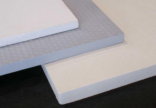 thermal insulation panel / rigid foam / calcium silicate