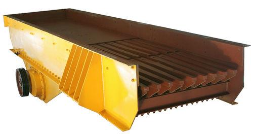 vibrating feeder / for underground mining