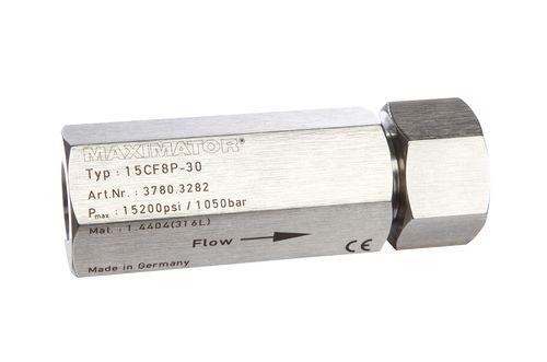 gas filter / disc / linear / threaded