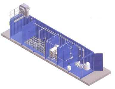 membrane bioreactor / metal / process / for wastewater treatment