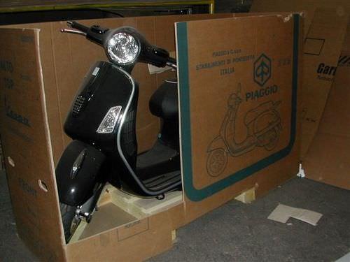 cardboard pallet box / for scooters