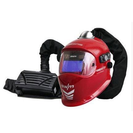 welding helmet with respirator / en379