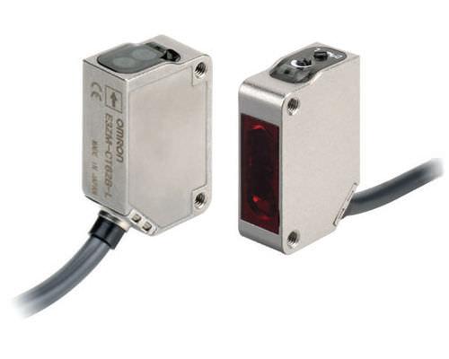 diffuse reflective photoelectric sensor / laser / compact / rugged