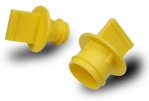 finned plug / snap-on / plastic / for hoses