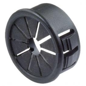 plug-in bushing / nylon / round