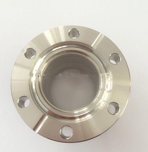 flange fitting / straight / stainless steel / for vacuum