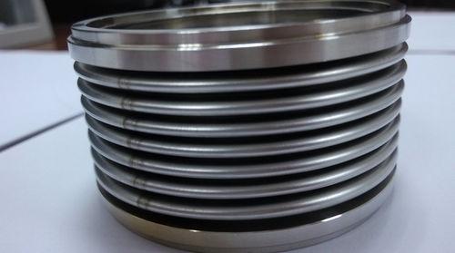 round bellows / stainless steel / welded / double-jacketed