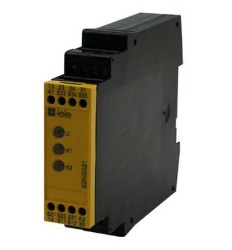 safety relay / DIN rail / emergency stop