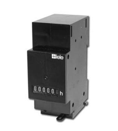 hour counter / digital / electronic / DIN rail