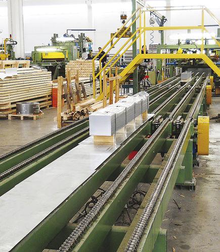 coil packaging line / semi-automatic