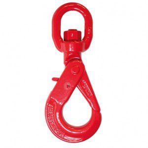 lifting hook / with swivel / self-locking
