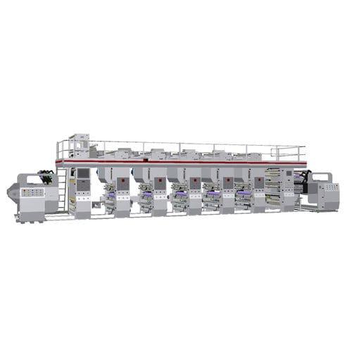 rotogravure printing machine / multi-color / for plastic film / for packaging