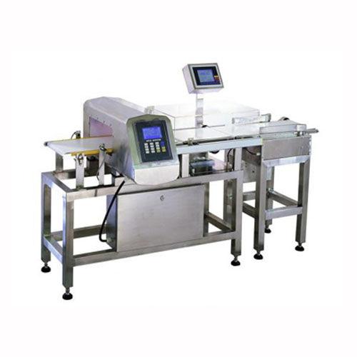 tunnel type metal detector / checkweigher / with conveyor