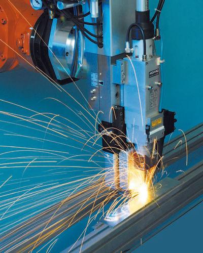 laser welding head / pneumatic