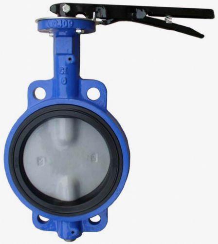 butterfly valve / lever / wafer / cast steel