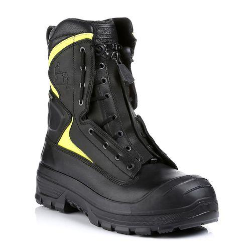 anti-static safety boot / rubber / leather