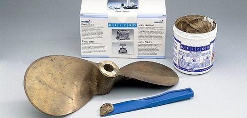 epoxy adhesive / two-component / high-temperature / for metal