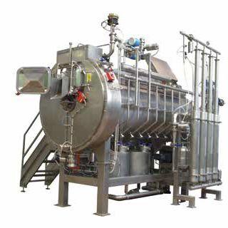 screw cooker / blancher / for the food industry / for celeriac