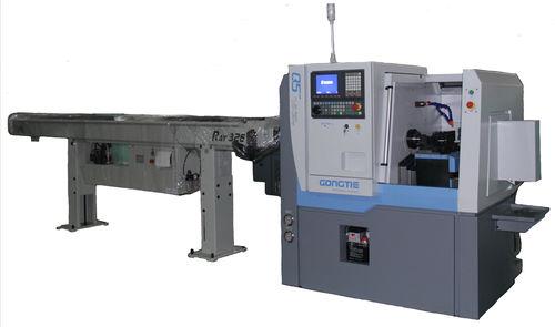 CNC lathe / 2-axis / with integrated bar feeder / precision