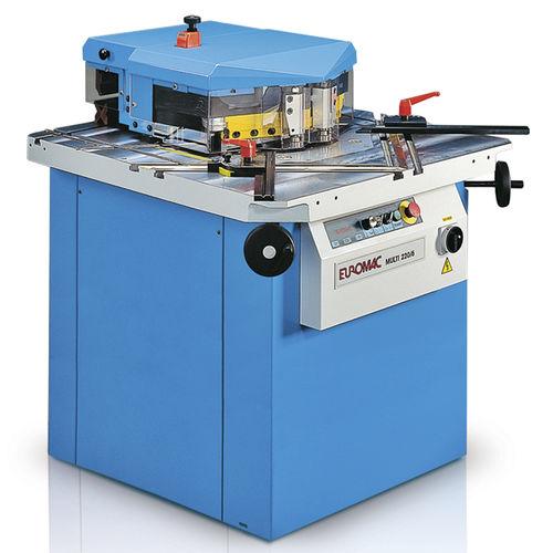 variable-angle notching machine / hydraulic / electric / shearing