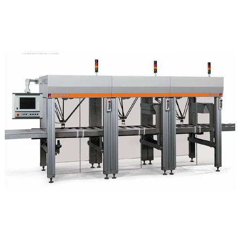 pick-and-place robotic cell / filling / for food packaging
