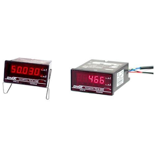 digital tachometer / panel-mount / 5-digit