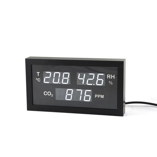 temperature indicator / humidity / panel-mount