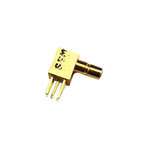 coaxial connector / PCB / SMB / right-angle
