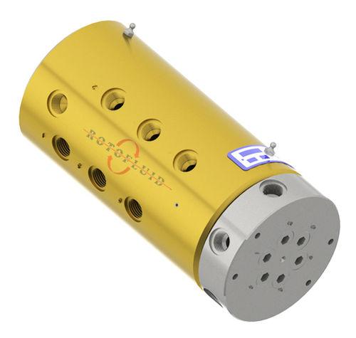 water rotary union / air / for gas / multi-passage