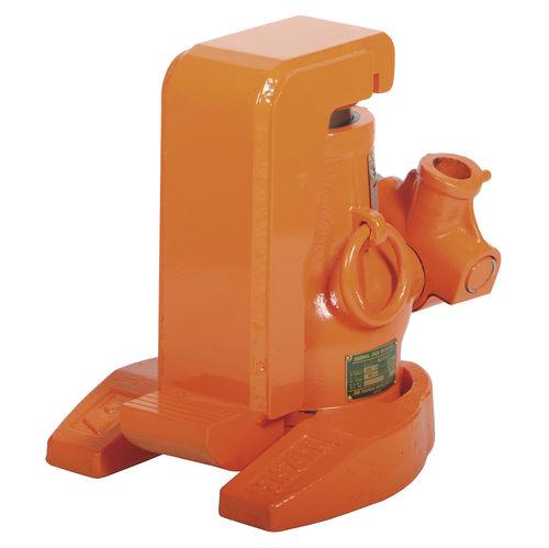 mechanical jack / for heavy-duty applications / machinery toe / cast iron