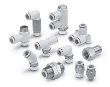 brass quick coupling / pneumatic / for air / compact