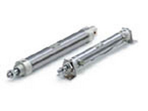 pneumatic cylinder / with threaded rods / double-acting / single-acting