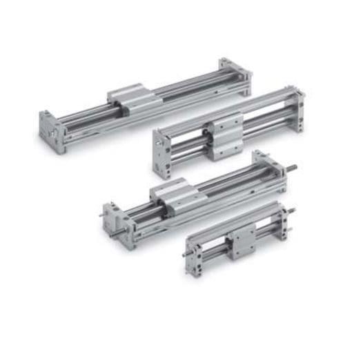 rodless cylinder / magnetically-coupled